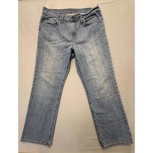 Old Navy Mens Light Wash Jeans 34x30 Classic Straight Y2K Vintage Jeans